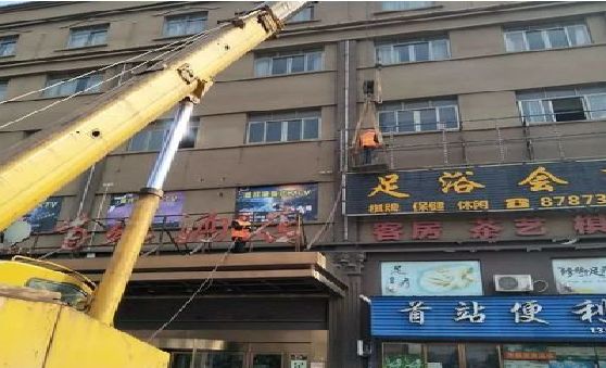 宜良安装较高的门店招牌有什么好的方法？